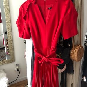 Red Karen Millen dress